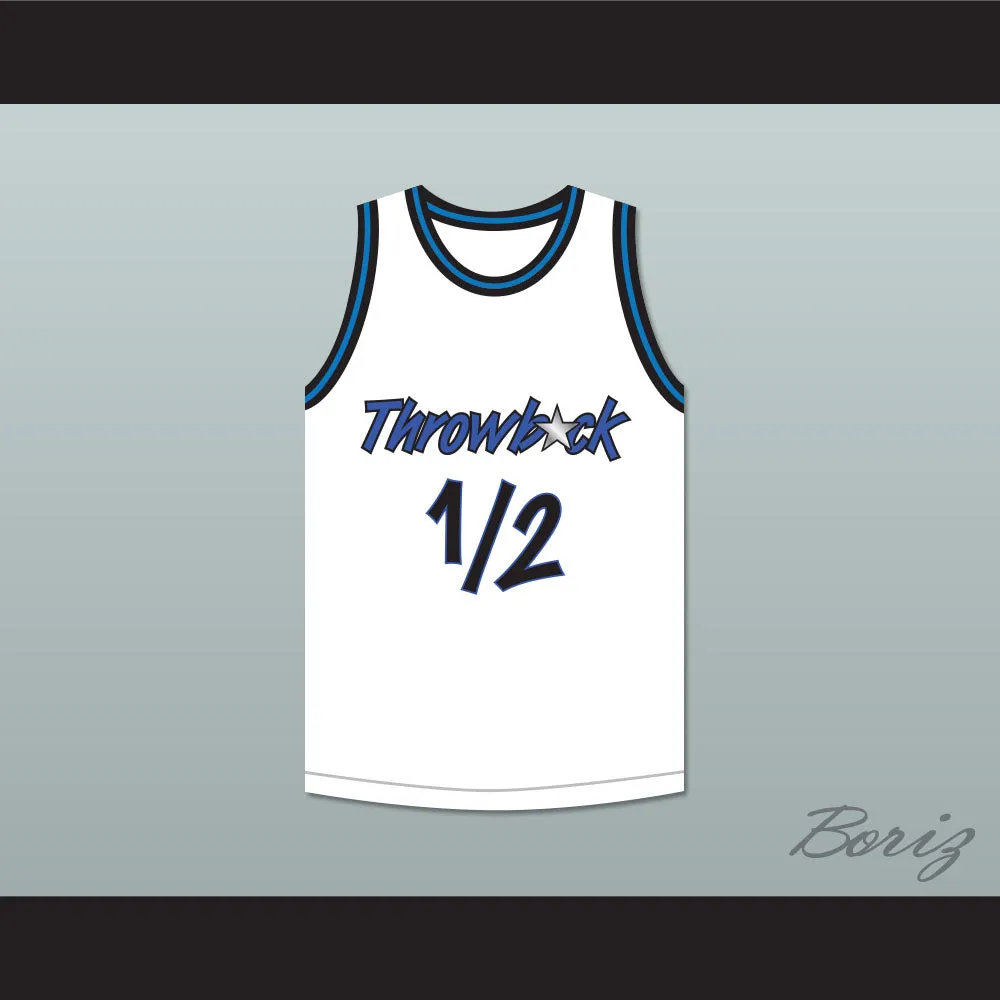 Anfernee Penny Hardaway Lil Penny 1/2 Throwback White Basketball Jersey