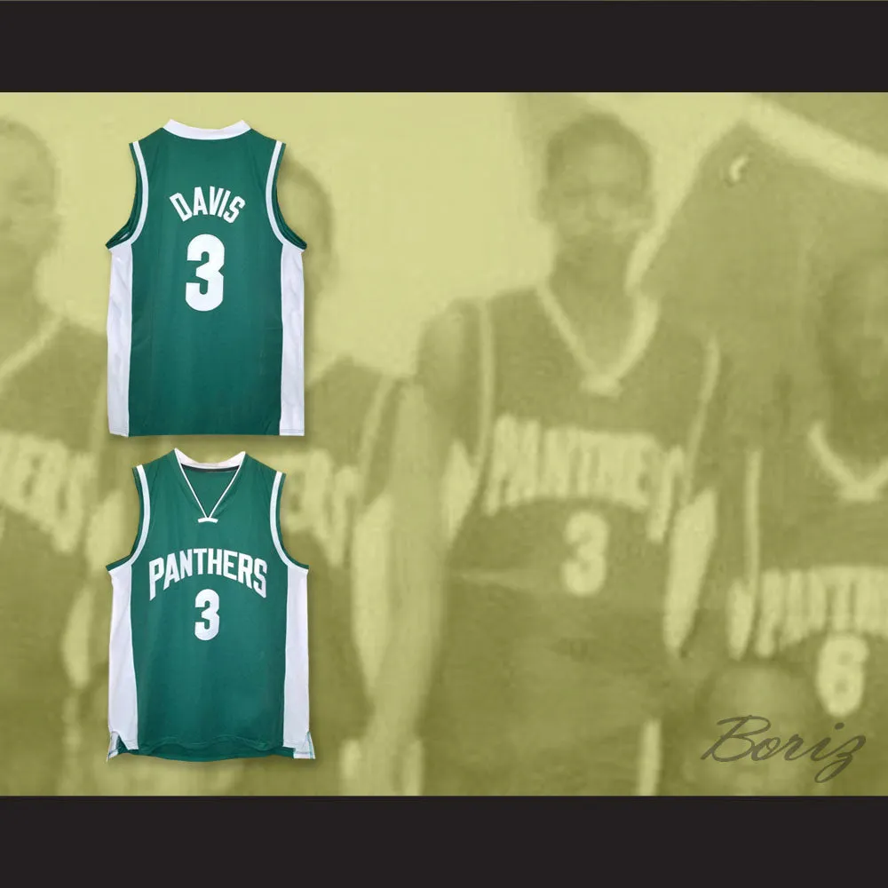 Anthony Davis 3 Panthers Elementary School Green Basketball Jersey