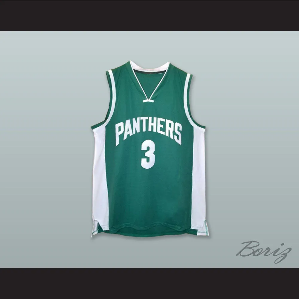Anthony Davis 3 Panthers Elementary School Green Basketball Jersey