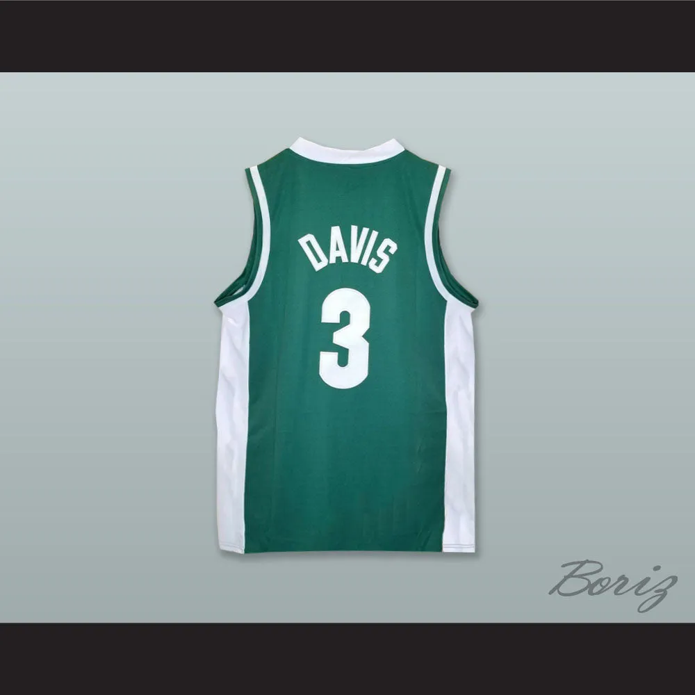 Anthony Davis 3 Panthers Elementary School Green Basketball Jersey