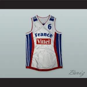 Antoine Rigaudeau 6 Eurobasket France Basketball Jersey