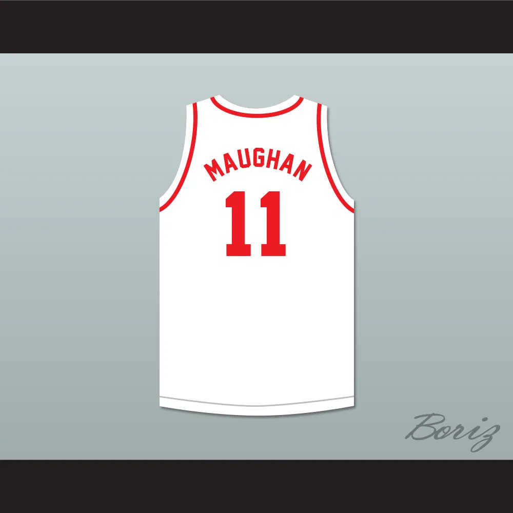 Ariel Maughan 11 St. Louis Bombers White Basketball Jersey