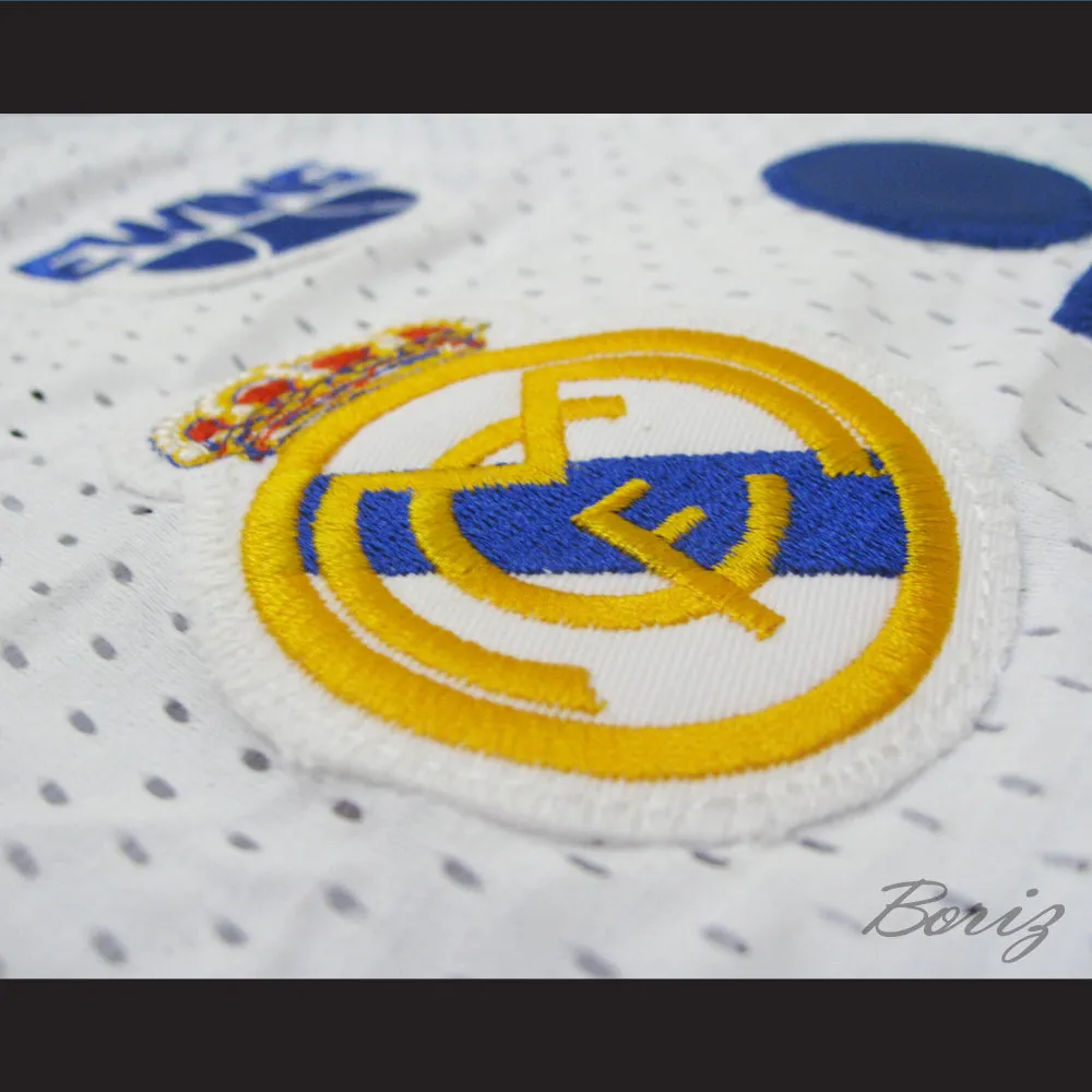 Arvydas Sabonis 11 Real Madrid White Basketball Jersey