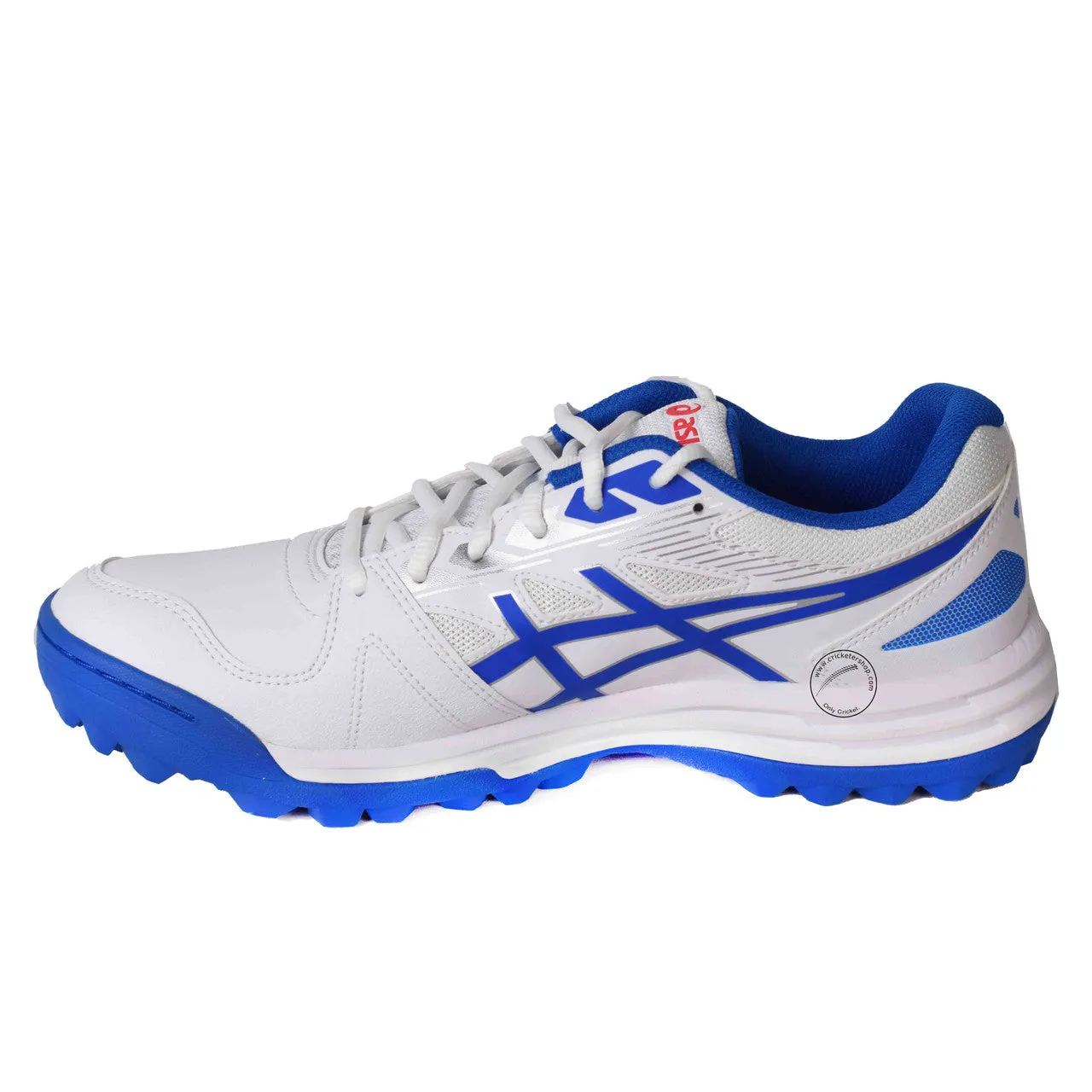 Asics Gel Lethal Field Cricket Shoes White Tune Blue Size