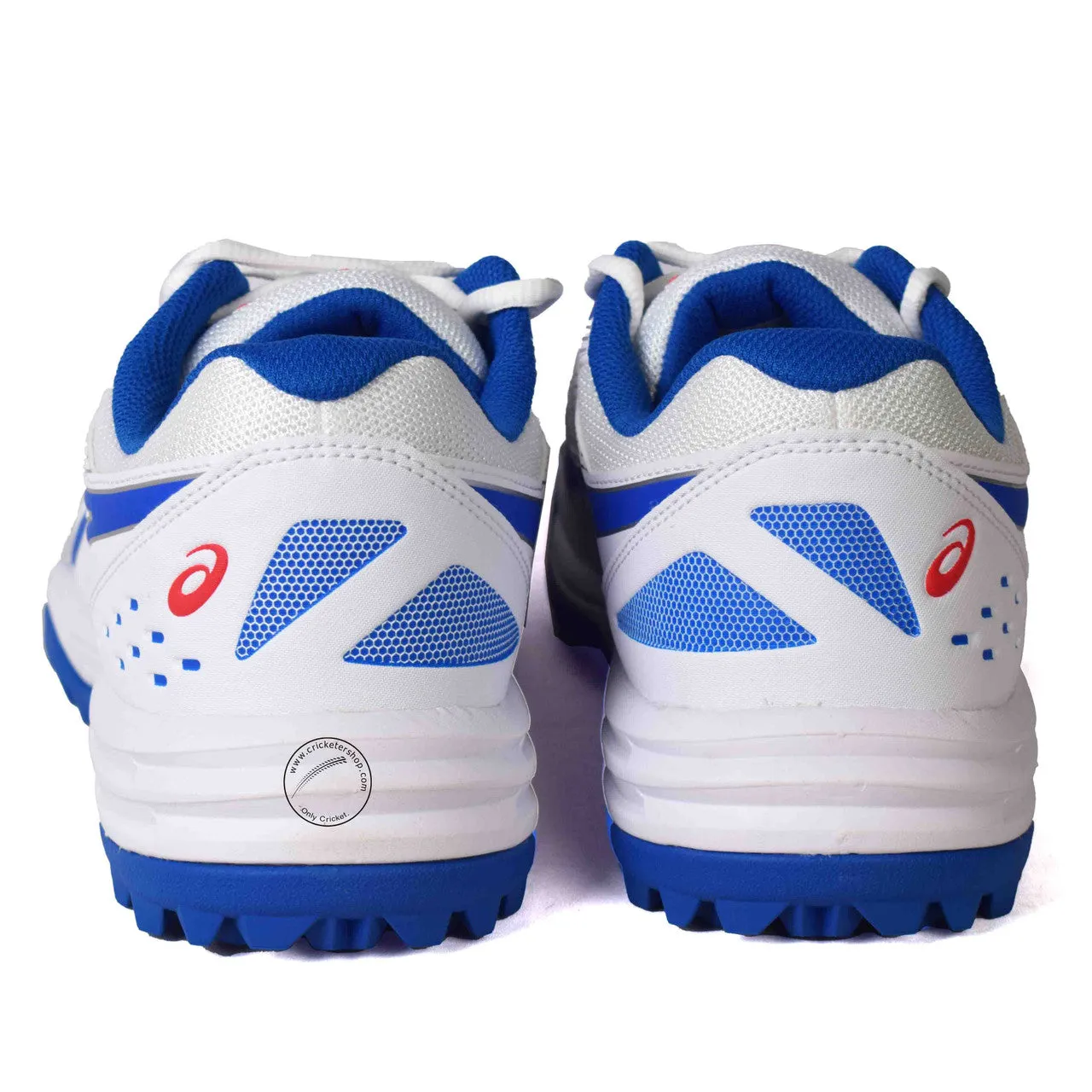 Asics Gel Lethal Field Cricket Shoes White Tune Blue Size