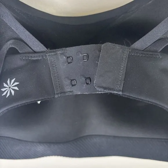 Athleta 36C Advance Sprint Bra Black Running Cardio Sports Bra High Impact NWT