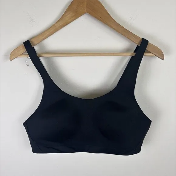 Athleta 36C Advance Sprint Bra Black Running Cardio Sports Bra High Impact NWT