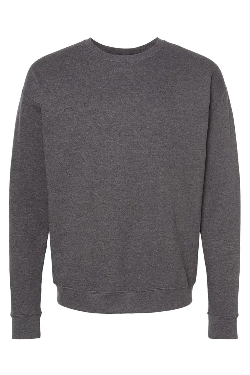 Auburn Textured Vinyl Unisex Fleece Crew