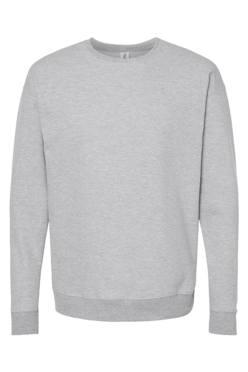 Auburn Textured Vinyl Unisex Fleece Crew