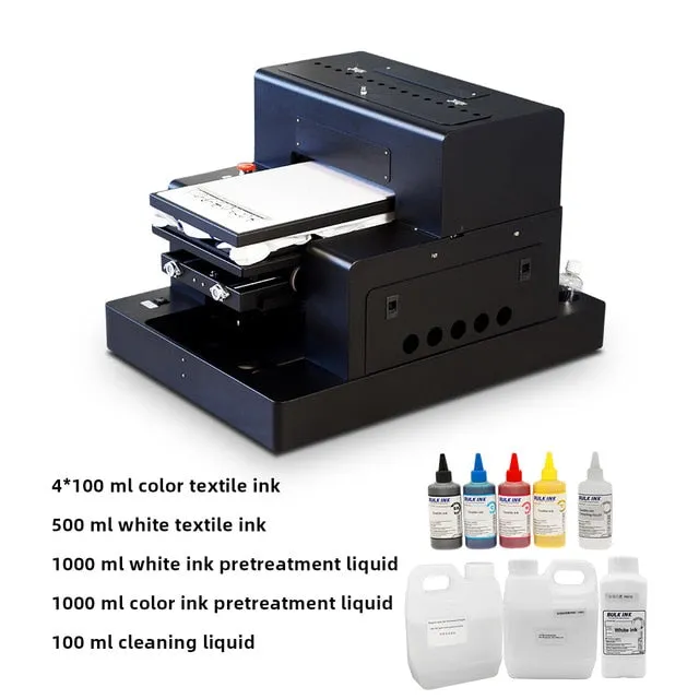 Automatic T-shirt Printer A3 DTG Printer Flatbed Printer For Shoes Canvas Bag T-shirts Jeans Hoodies Shirt Garment Textile Cloth