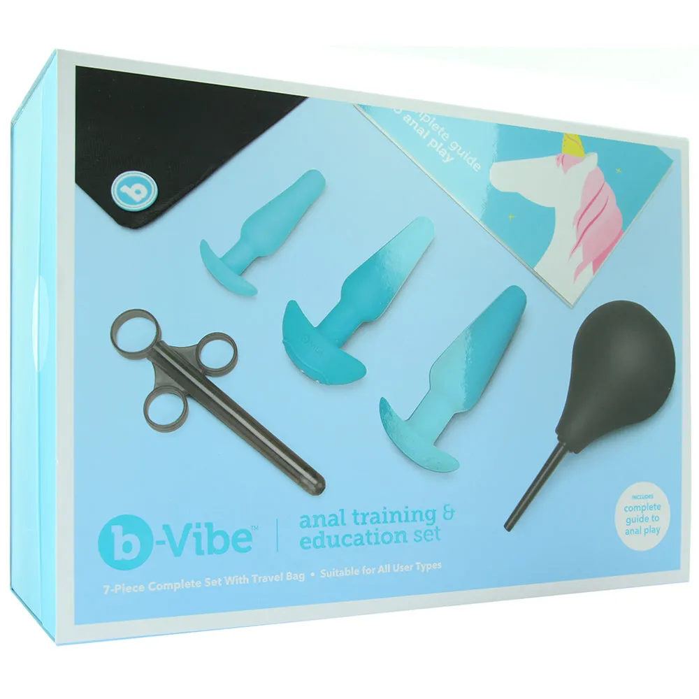 b-Vibe 7-Piece Anal Training & Education Set Teal | Anal Kit