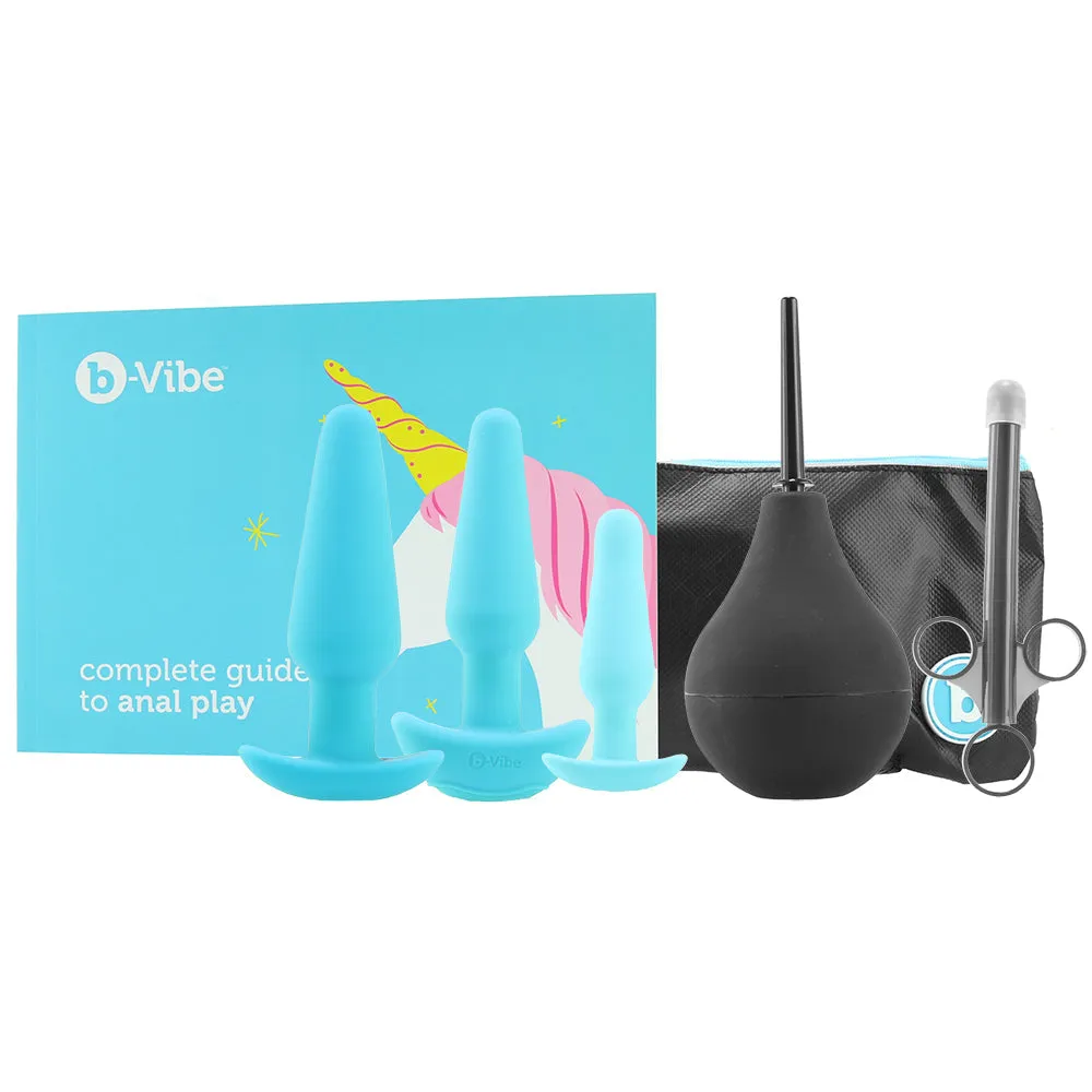 b-Vibe 7-Piece Anal Training & Education Set Teal | Anal Kit