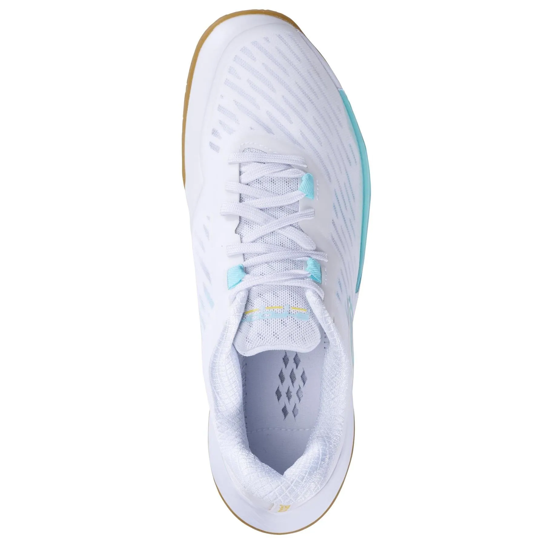 Babolat Shadow Tour 5 Womens Badminton Shoes - White / Cockatoo