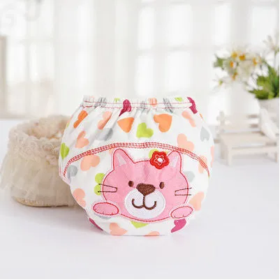 Baby Diapers Reusable Nappies Washable Cotton Training Pants Changing
