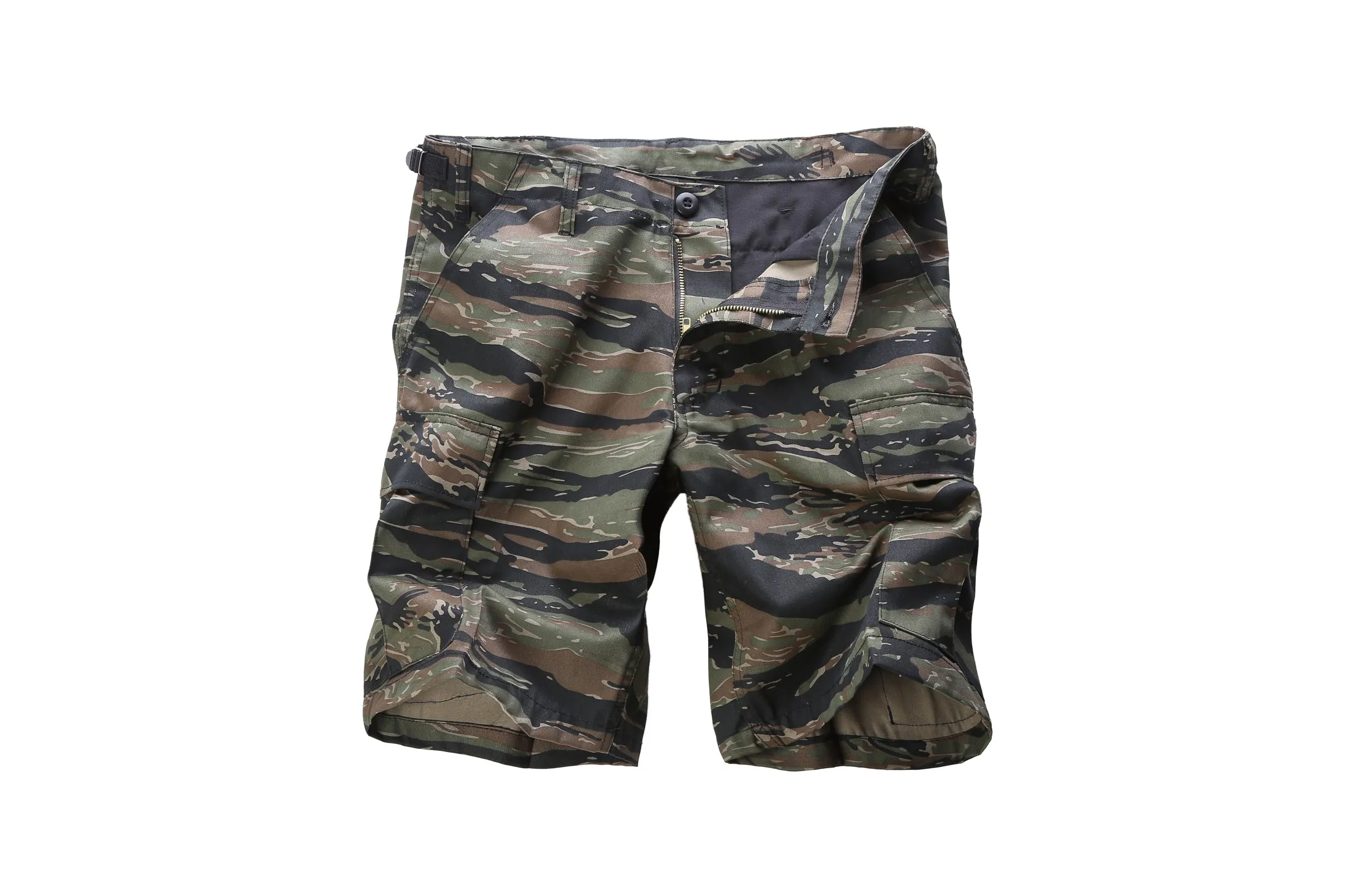 BACKBONE Mens Casual Cargo Shorts Army Military BDU Shorts with Zip Fly - Camo Colors