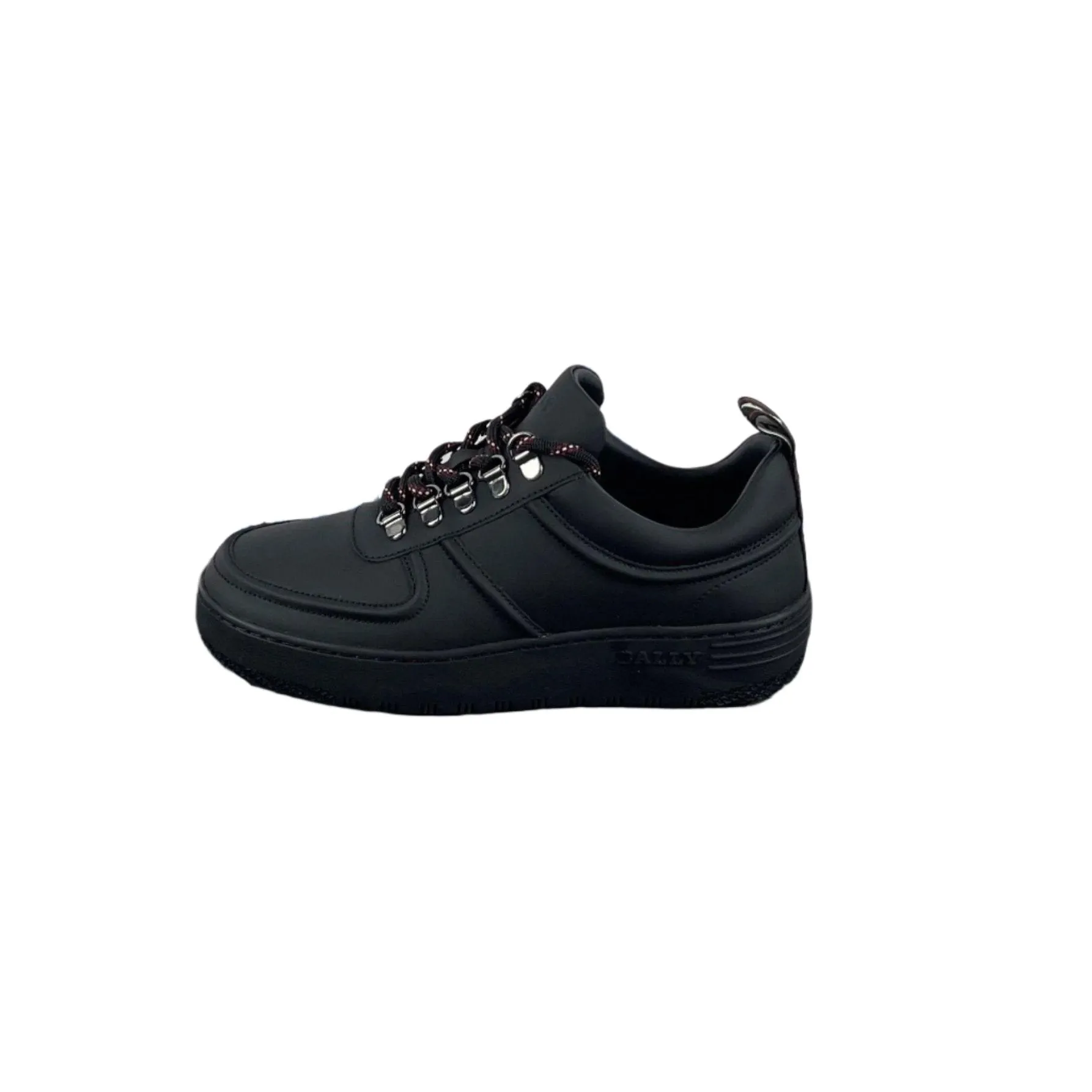 Bally Ollyver Black Leather Sneakers
