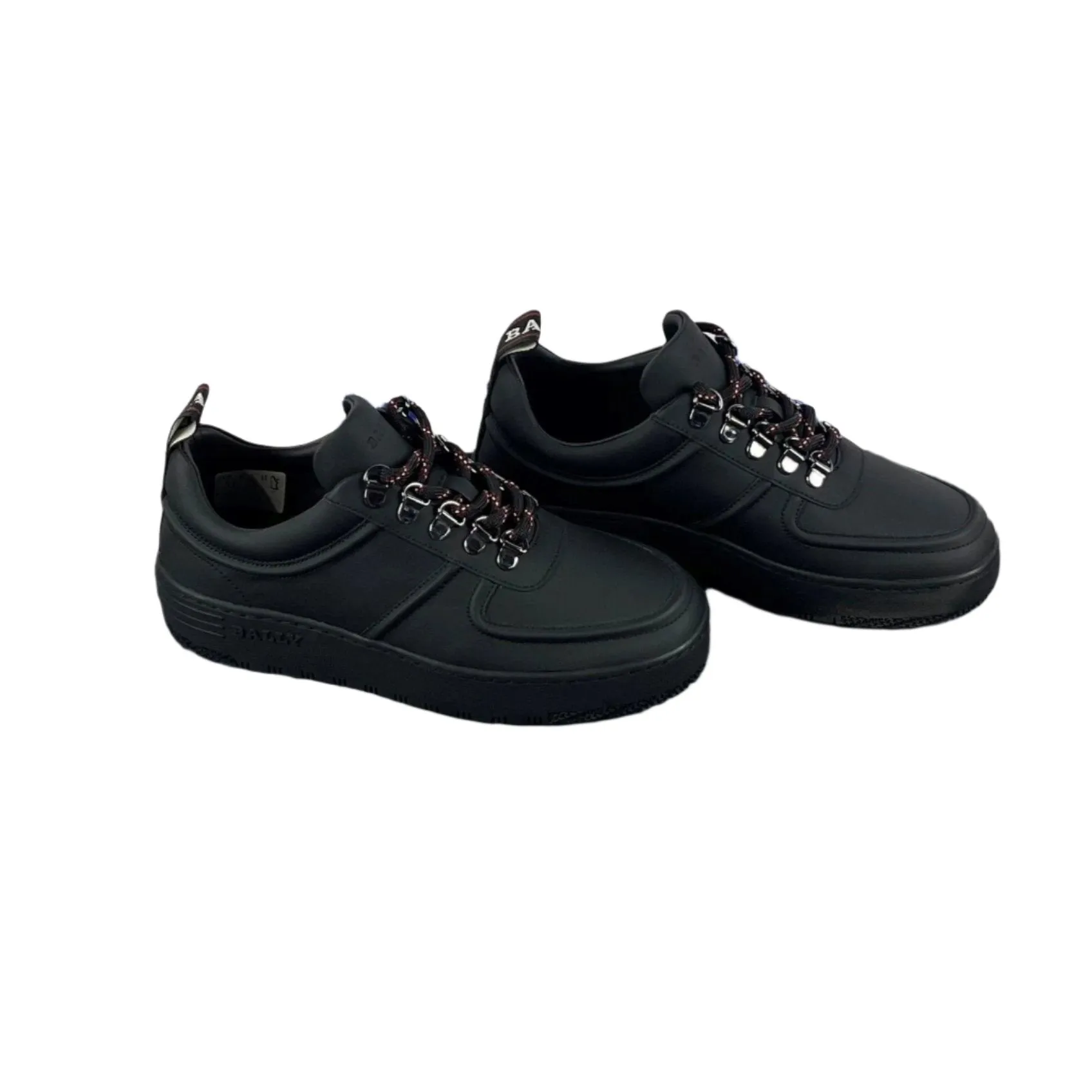 Bally Ollyver Black Leather Sneakers