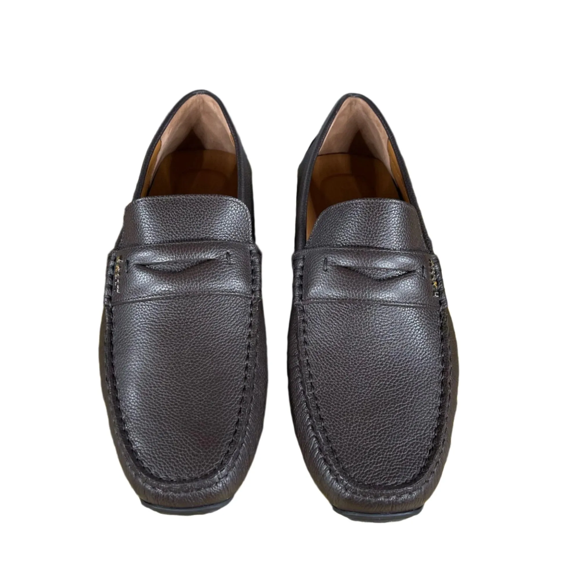 Bally Pavel Safari Leather Drivers