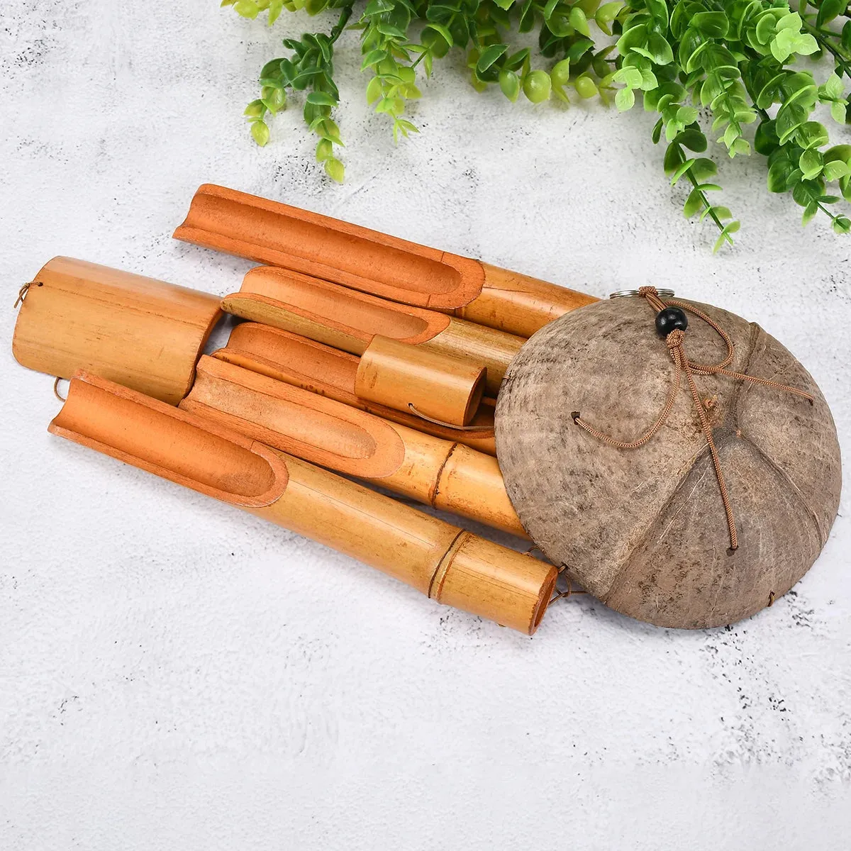 Bamboo Windbell Chimes Craft For Outdoor & Garden Patio Home Decoration