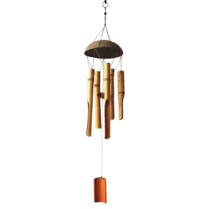 Bamboo Windbell Chimes Craft For Outdoor & Garden Patio Home Decoration