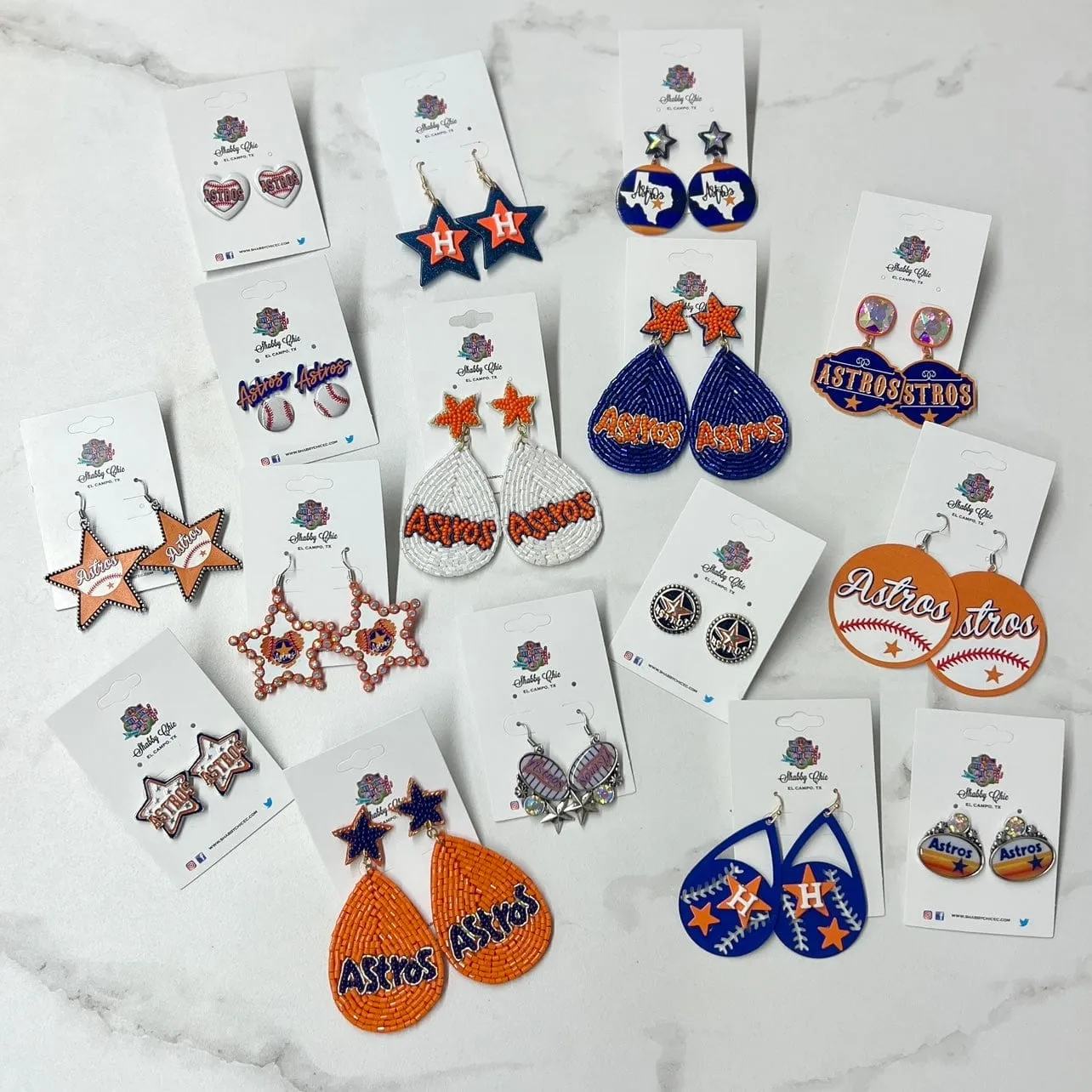Baseball Team Earrings