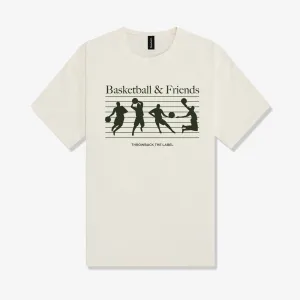 Basketball & Friends Social Tee - Off White
