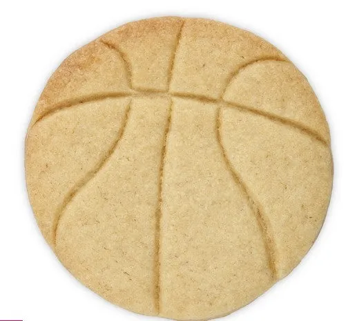 Basketball Cookie Cutter With Internal Detailing 6cm