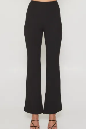 BELIZ FLARE PANTS - Black