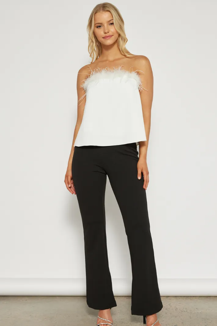 BELIZ FLARE PANTS - Black