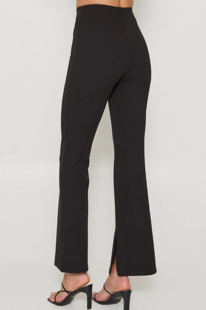 BELIZ FLARE PANTS - Black