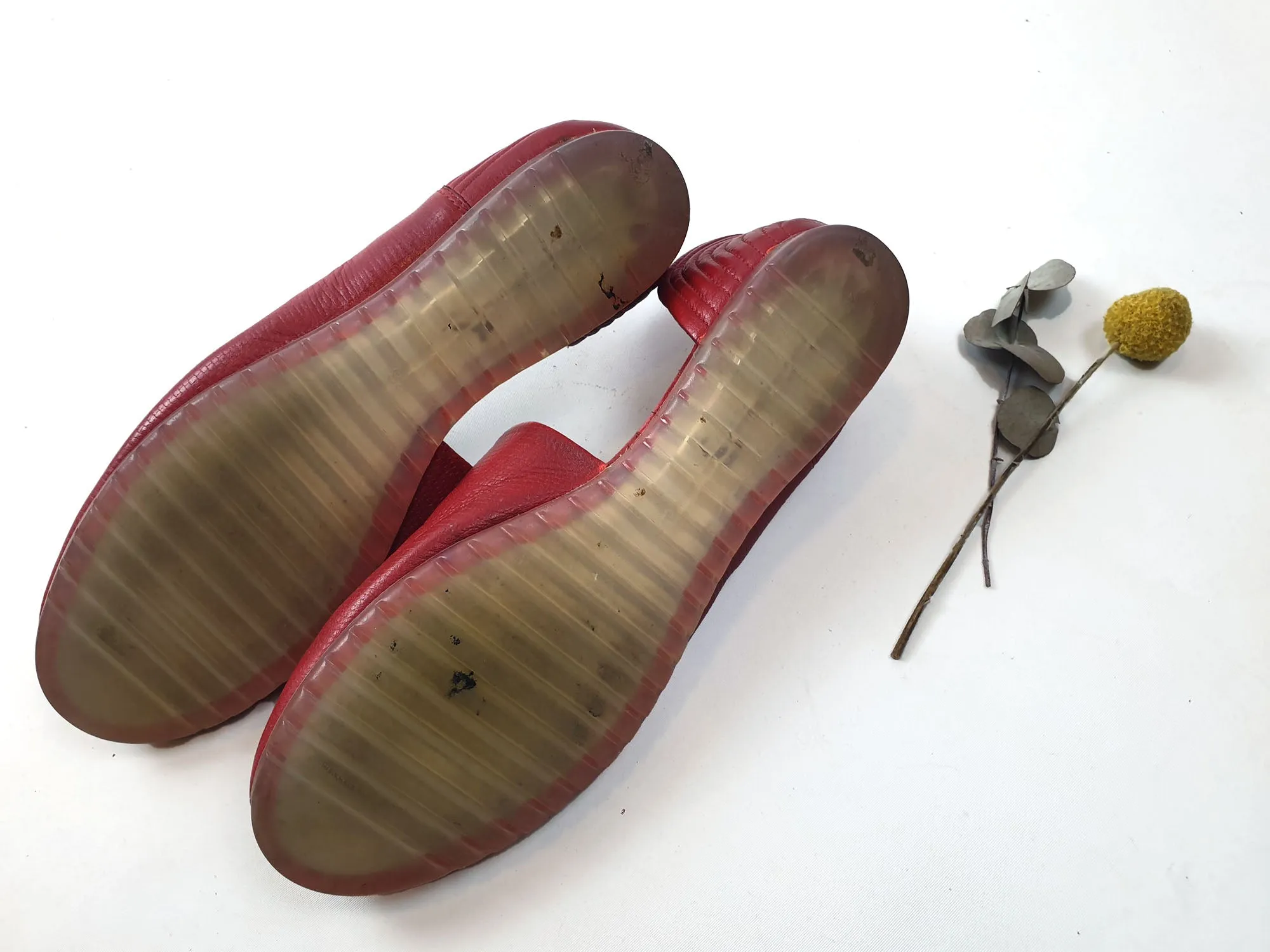 Beltrami red leather shoes size 38