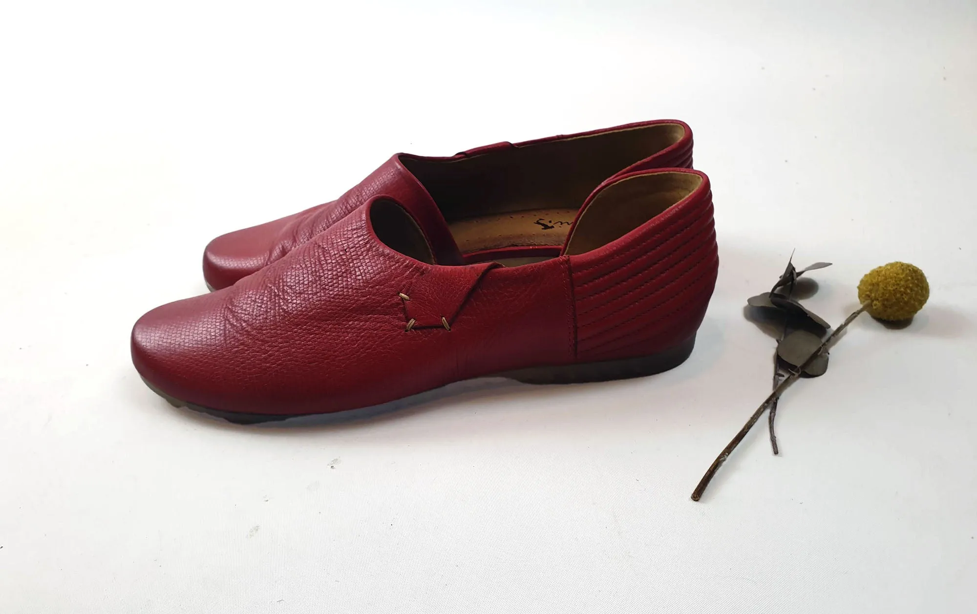 Beltrami red leather shoes size 38