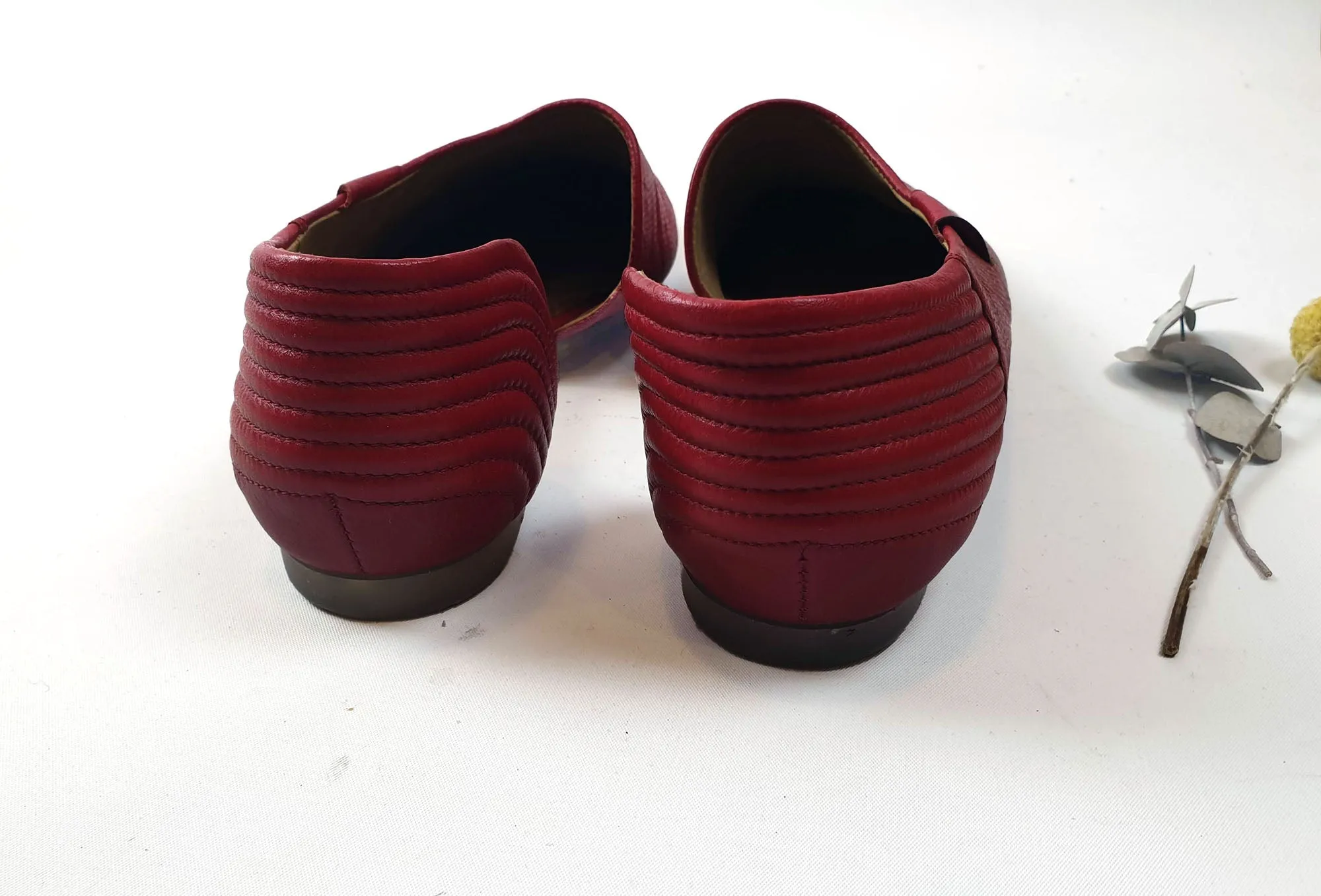 Beltrami red leather shoes size 38