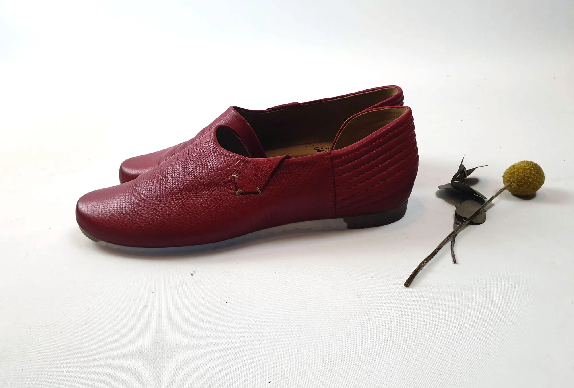 Beltrami red leather shoes size 38
