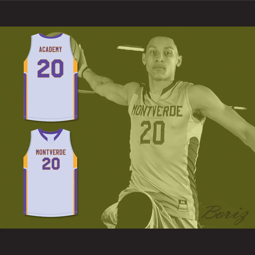 Ben Simmons 20 Montverde Academy Eagles Gray Basketball Jersey
