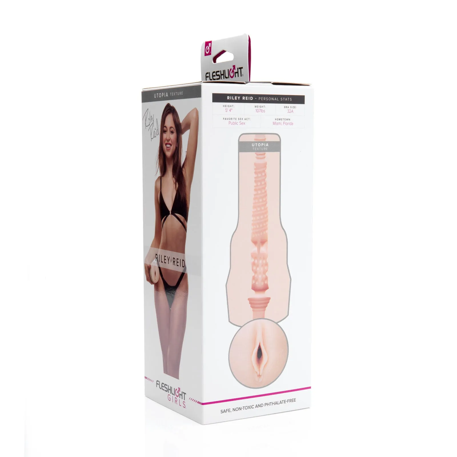 Best Seller! Fleshlight Girls Riley Reid Utopia Texture Male Masturbator
