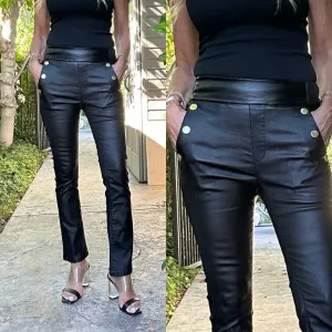 Bevy Flog Sofia Black Vegan Crop