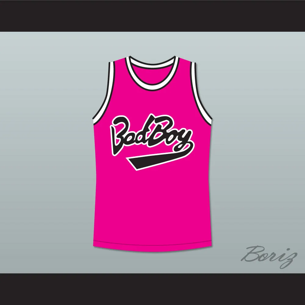 Biggie Smalls 10 Bad Boy Pink Basketball Jersey