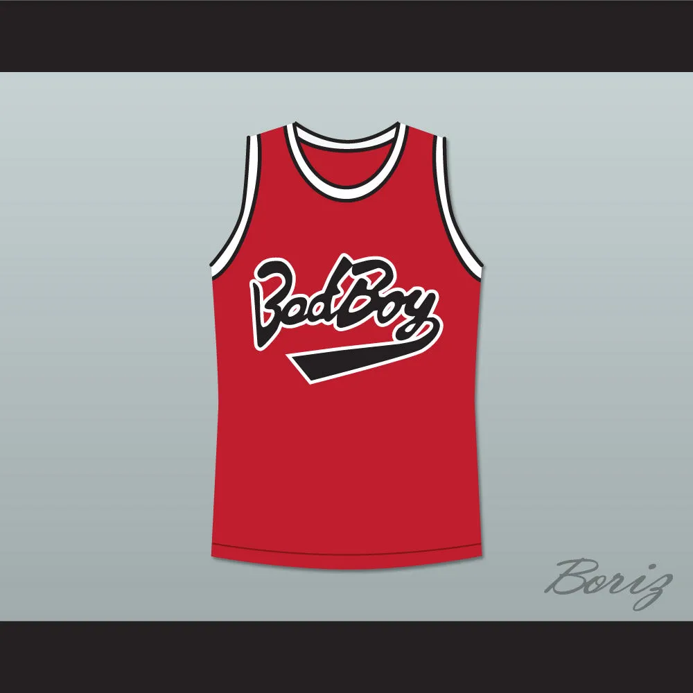 Biggie Smalls 10 Bad Boy Red Basketball Jersey