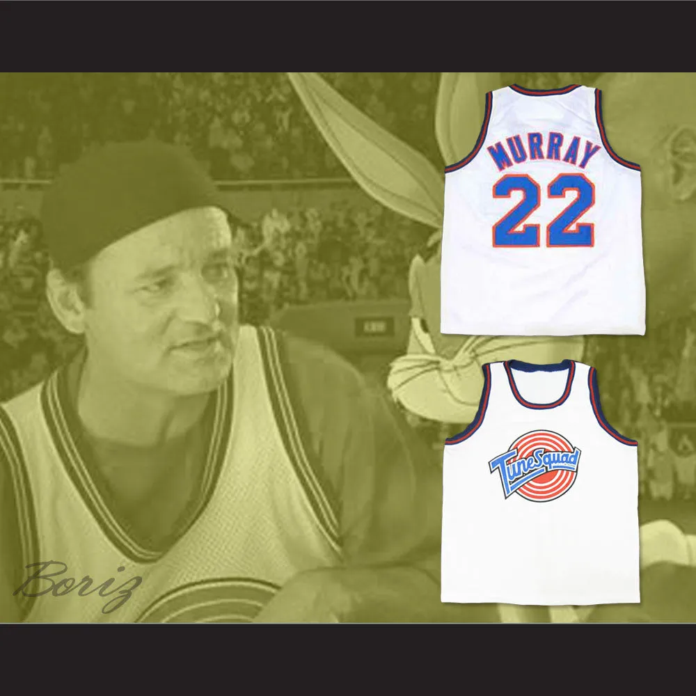 Bill Murray 22 Tune Squad White Basketball Jersey