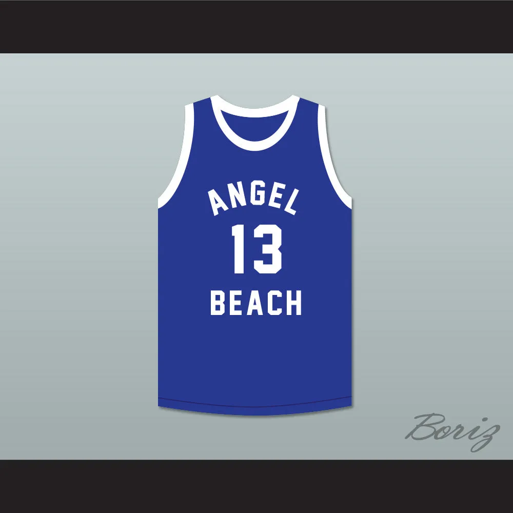Billy McConti 13 Angel Beach Gators Blue Basketball Jersey Porky's Revenge
