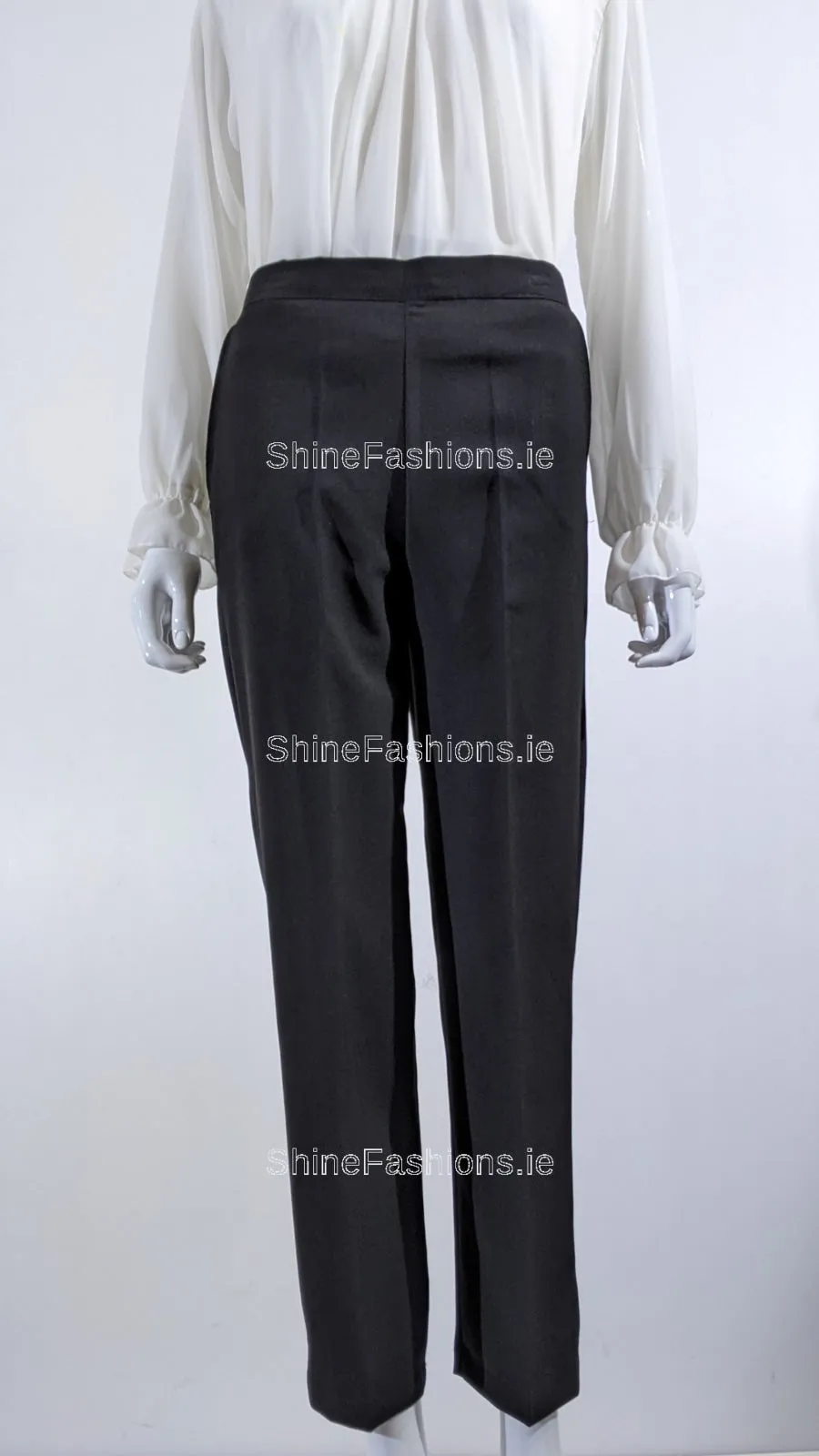 Black Comfortable Elasticated Trouser