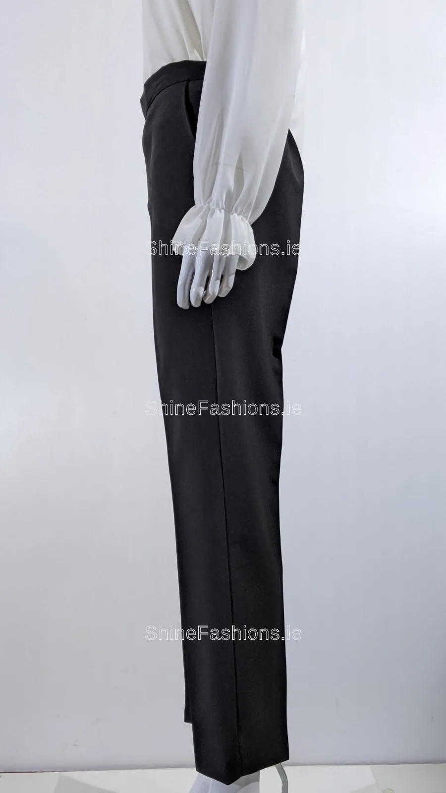 Black Comfortable Elasticated Trouser