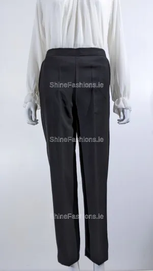Black Comfortable Elasticated Trouser