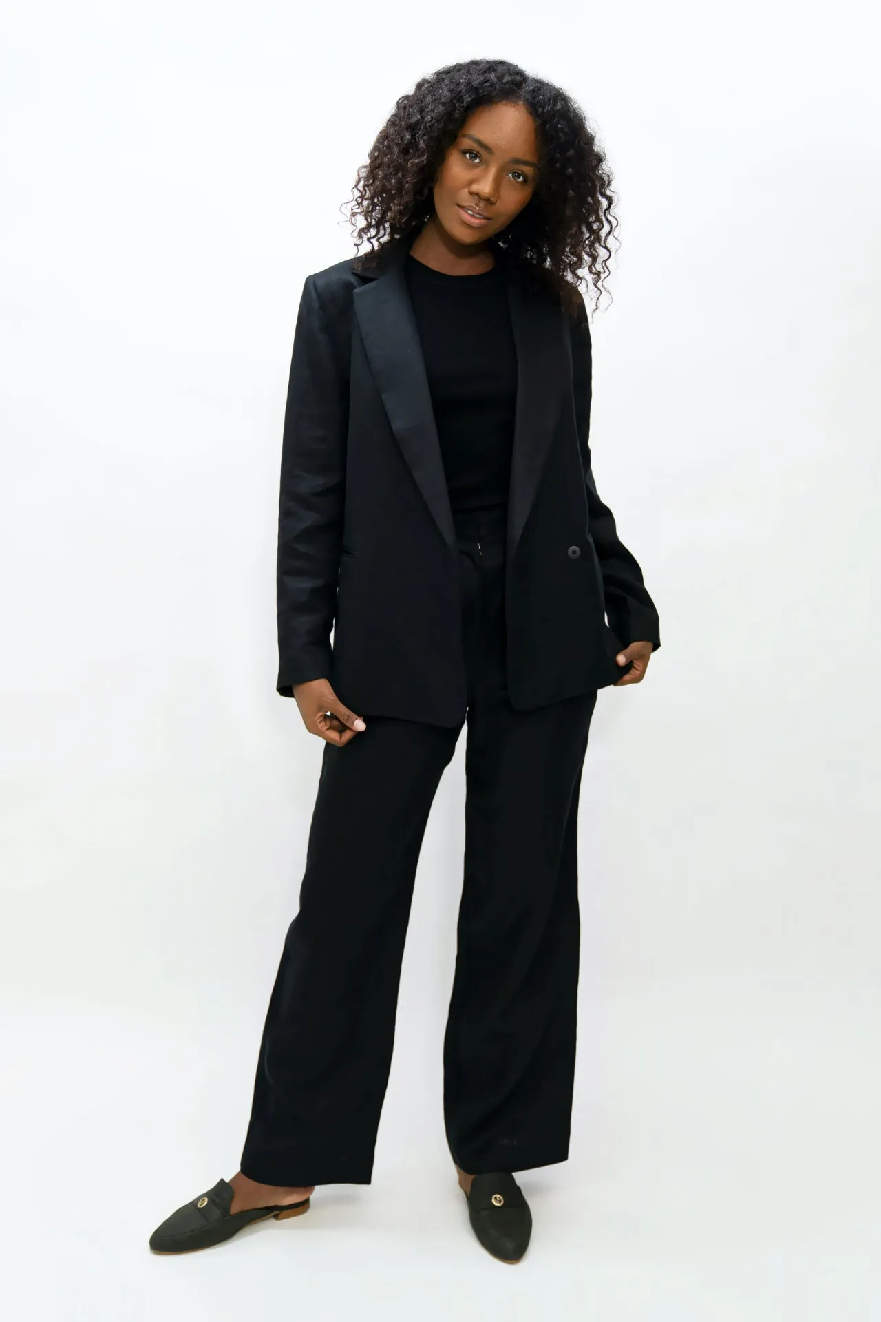 Black Racer Knitted Top