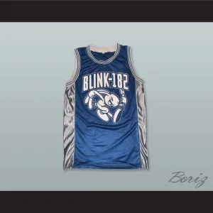 Blink 182 Blue Basketball Jersey