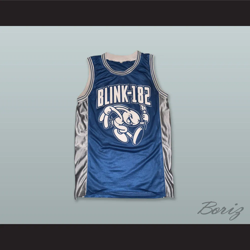 Blink 182 Blue Basketball Jersey