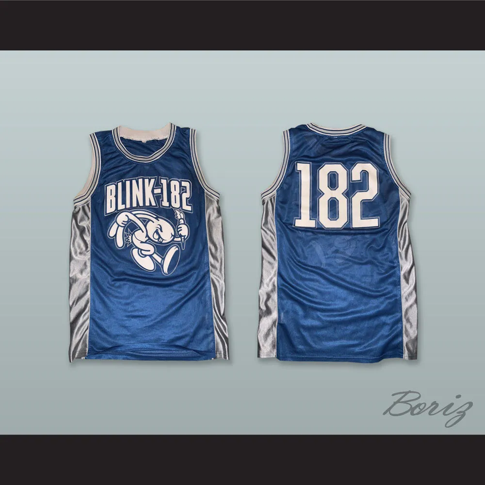 Blink 182 Blue Basketball Jersey