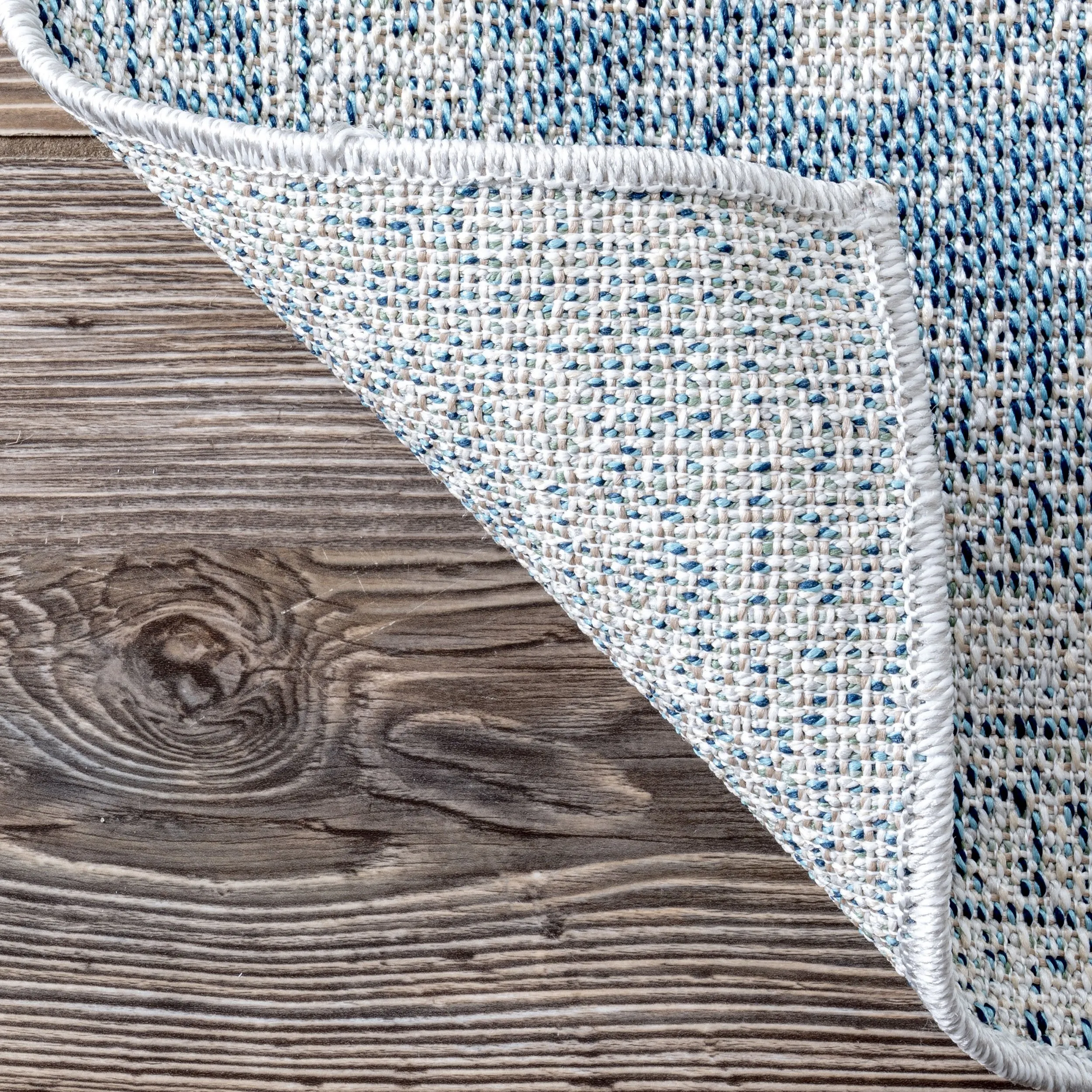 BLUE VINTAGE MEDALLION RUG