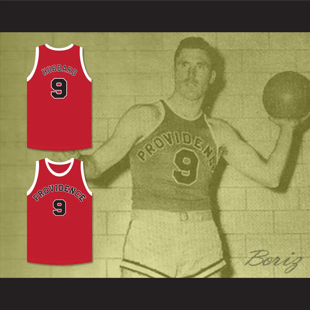 Bob Hubbard 9 Providence Steamrollers Red Basketball Jersey 2